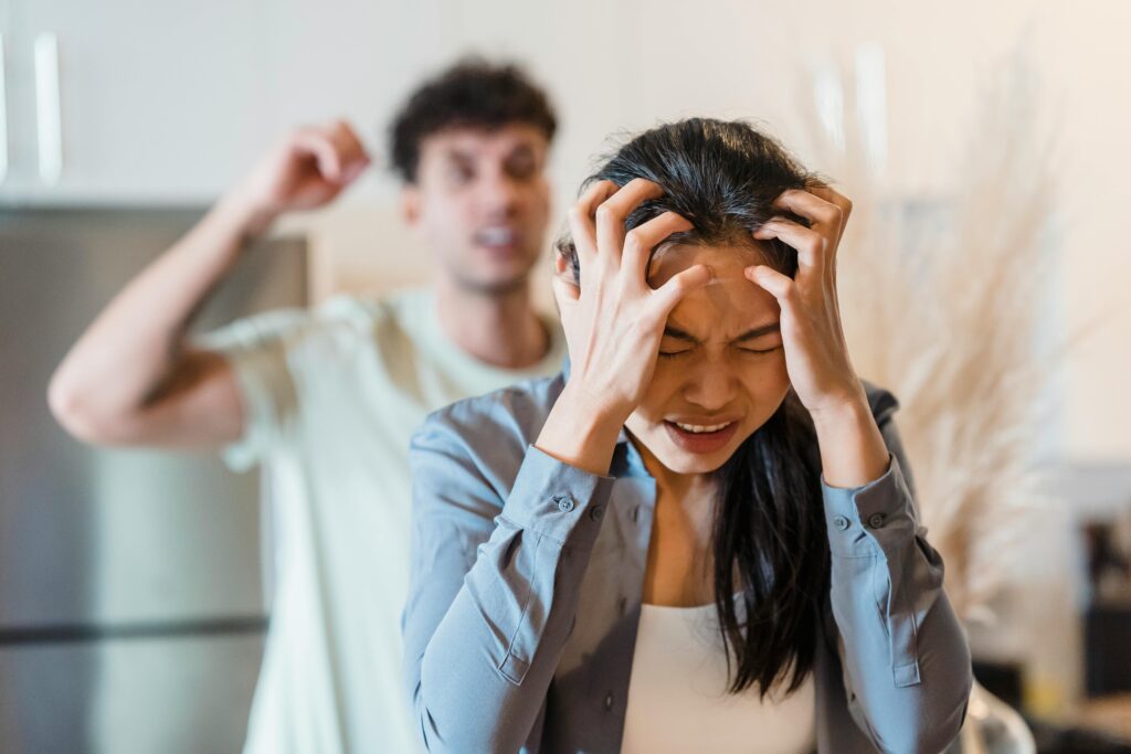 A Couple Having an Argument